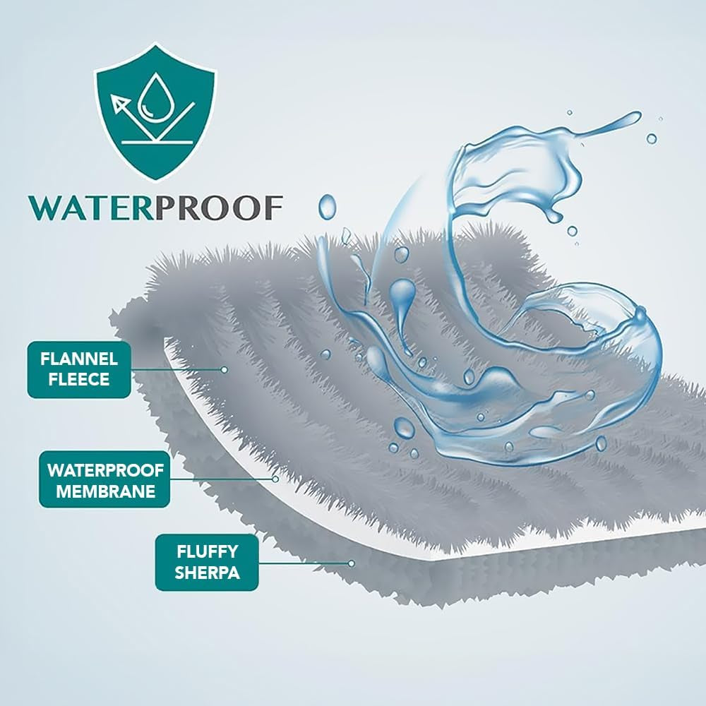 Luxury Reversible Waterproof Pet Blanket