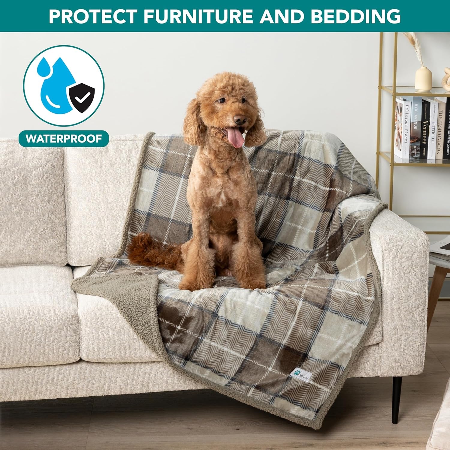 Luxury Reversible Waterproof Pet Blanket
